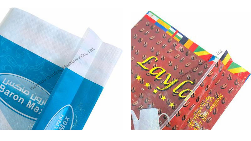 BOPP laminated fabric (pre-printed by rotogravure printing machine and laminated, no flexo printing needed)