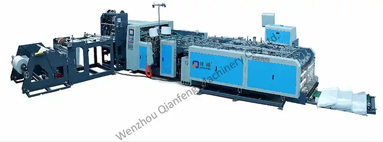Auto Cutting Sewing and Top Hemming Machine for PP Woven Bag